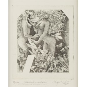 Zbigniew Czop, Pasterki owadów, 1987, grafika
