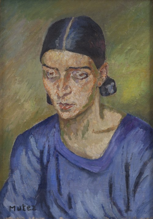 Maria Melania Mutermilch \ Mela Muter (1876 Warszawa - 1967 Paryż), Młoda kobieta w błękicie