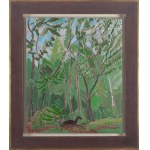 Joseph Hecht (1891 Lodz - 1952 Paris), Landscape with a deer, ca. 1925
