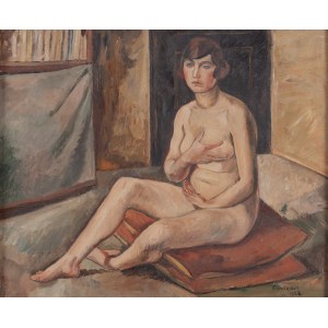 Shimon (Shamay) Mondzain (Mondszajn) (1890 Chelm - 1979 Paris), Seated nude, 1925