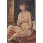 Shimon (Shamay) Mondzain (Mondszajn) (1890 Chelm - 1979 Paris), Seated nude, 1925