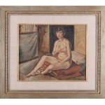 Shimon (Shamay) Mondzain (Mondszajn) (1890 Chelm - 1979 Paris), Seated nude, 1925