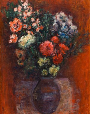 Joachim Weingart (1895 Drohobycz - 1942 Auschwitz), Bukiet kwiatów w wazonie