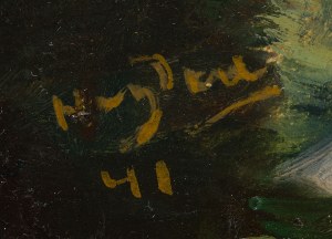 Henryk Hayden (1883 Warszawa - 1970 Paryż), Widok na Mougins, 1941