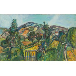 Pinchus Krémègne (1890 Żołudek k. Nowogródka - 1981 Céret), Pejzaż wiejski