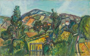 Pinchus Krémègne (1890 Żołudek k. Nowogródka - 1981 Céret), Pejzaż wiejski