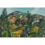 Pinchus Krémègne (1890 Żołudek k. Nowogródka - 1981 Céret), Pejzaż wiejski
