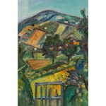 Pinchus Krémègne (1890 Żołudek k. Nowogródka - 1981 Céret), Pejzaż wiejski