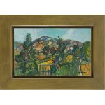 Pinchus Krémègne (1890 Żołudek k. Nowogródka - 1981 Céret), Pejzaż wiejski