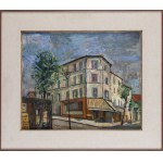 Natan (Nathan) Grunsweigh (Grunsweig) (1880 Kraków - 1956 Paryż), Widok miejski z kawiarnią