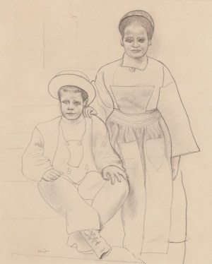 Henryk Hayden (1883 Warszawa - 1970 Paryż), Kobieta i chłopiec (
