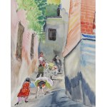Zofia Piramowicz (1880 Radom - 1958 Clichy), Scena uliczna z Andaluzji , lata 20. XX w.