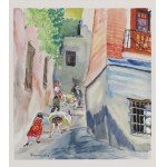 Zofia Piramowicz (1880 Radom - 1958 Clichy), Scena uliczna z Andaluzji , lata 20. XX w.