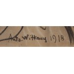 Stanisław Ignacy Witkiewicz Witkacy (1885 Warszawa - 1939 Jeziory na Polesiu), Autoportret, 1918
