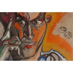 Stanisław Ignacy Witkiewicz Witkacy (1885 Warszawa - 1939 Jeziory na Polesiu), Autoportret, 1918