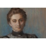 Leon Wyczółkowski (1852 Huta Miastkowska - 1936 Varšava), Portrét Liny Borzęcké, 1896