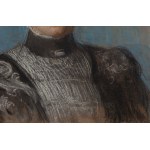 Leon Wyczółkowski (1852 Huta Miastkowska - 1936 Varšava), Portrét Liny Borzęcké, 1896