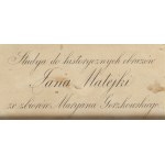 Jan Matejko (1838 Kraków - 1893 Kraków), Studia do obrazów historycznych Unia Lubelska (recto) / Batory pod Pskowem (verso)