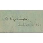 Apoloniusz Kędzierski (1861 Suchedniów - 1939 Warszawa), Klomb kwiatowy w Łubienicy, 1928