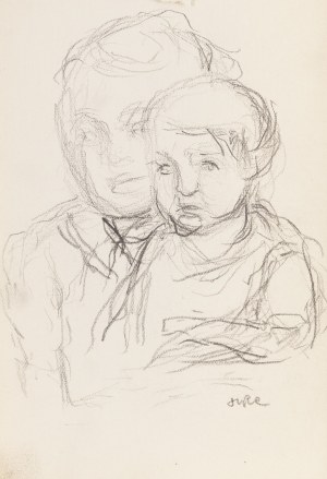 Hanna Rudzka-Cybisowa (1897 Mława - 1988 Kraków), Portret podwójny
