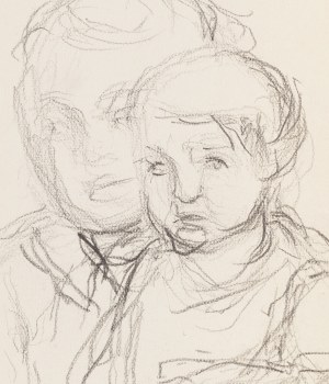 Hanna Rudzka-Cybisowa (1897 Mława - 1988 Kraków), Portret podwójny