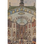 Nikifor Krynicki (1895 Krynica - 1968 Folusz), Mass (Lenten Monday), 1920s.