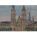Nikifor Krynicki (1895 Krynica - 1968 Folusz), View of the church in Tarnow.