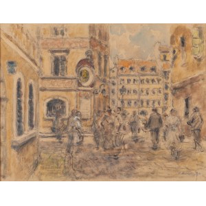 Tadeusz Cieślewski (ojciec) (1870 Warszawa - 1956 Warszawa), Stare Miasto w Warszawie