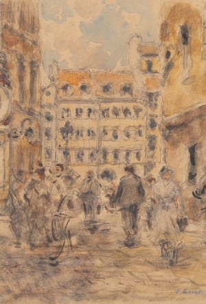 Tadeusz Cieślewski (ojciec) (1870 Warszawa - 1956 Warszawa), Stare Miasto w Warszawie