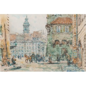 Tadeusz Cieślewski (ojciec) (1870 Warszawa - 1956 Warszawa), Stare Miasto w Warszawie