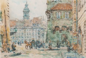 Tadeusz Cieślewski (ojciec) (1870 Warszawa - 1956 Warszawa), Stare Miasto w Warszawie