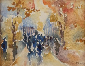 Tadeusz Cybulski (1878 Kraków - 1954 Kraków), Spacerowicze