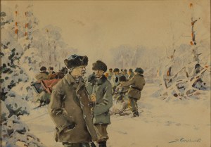Stanisław Gibiński (1882 Rzeszów - 1971 Katowice), Po polowaniu