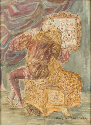 Maja Berezowska (1898 Baranowicze - 1978 Warszawa), Para przy lustrze