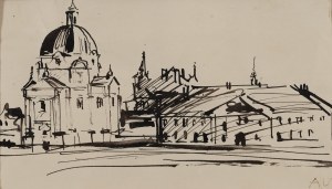 Antoni Uniechowski (1903 Wilno - 1976 Warszawa), 6 widoków Warszawy