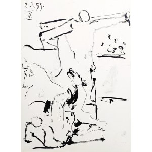 Pablo Picasso (1881 - 1973), Z cyklu Toros y Toreros, 1961