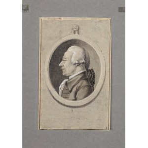 Daniel BERGER (1744-1825), Portret w medalionie astronoma Johanna Elert Bode, 1788
