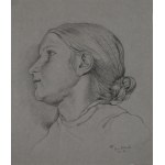 Hans FRITSCH (1870-1945), Dziewczyna z kokiem, 1888