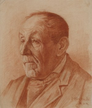 Hans FRITSCH (1870-1945), Portret starszego mężczyzny, 1891