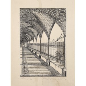 Arnold FIEDLER (1900-1985), Column Hall (titled: Saulensalle), 1945