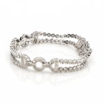 Diamond bracelet in Art Deco style