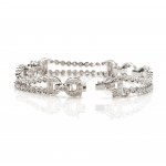 Diamond bracelet in Art Deco style