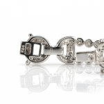 Diamond bracelet in Art Deco style