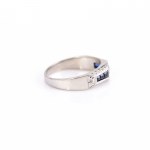 Anello con diamante in stile Art Déco