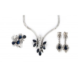 Diamant-Smaragd-Schmuckset