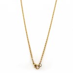 Emerald diamond necklace