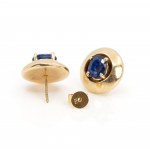 Pair of sapphire stud earrings