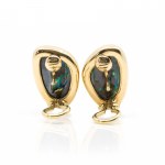 Pair of opal stud earrings