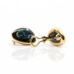 Pair of opal stud earrings