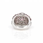 Tourmaline diamond ring